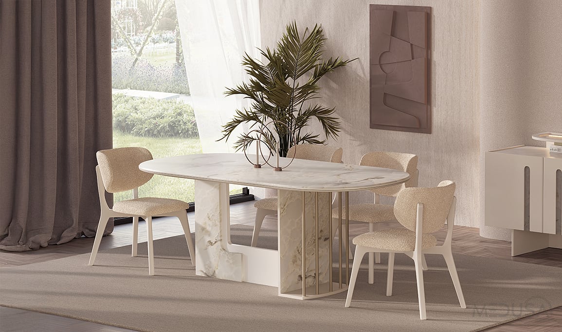 Medusa Home Mobilya - Saga Yemek Masası