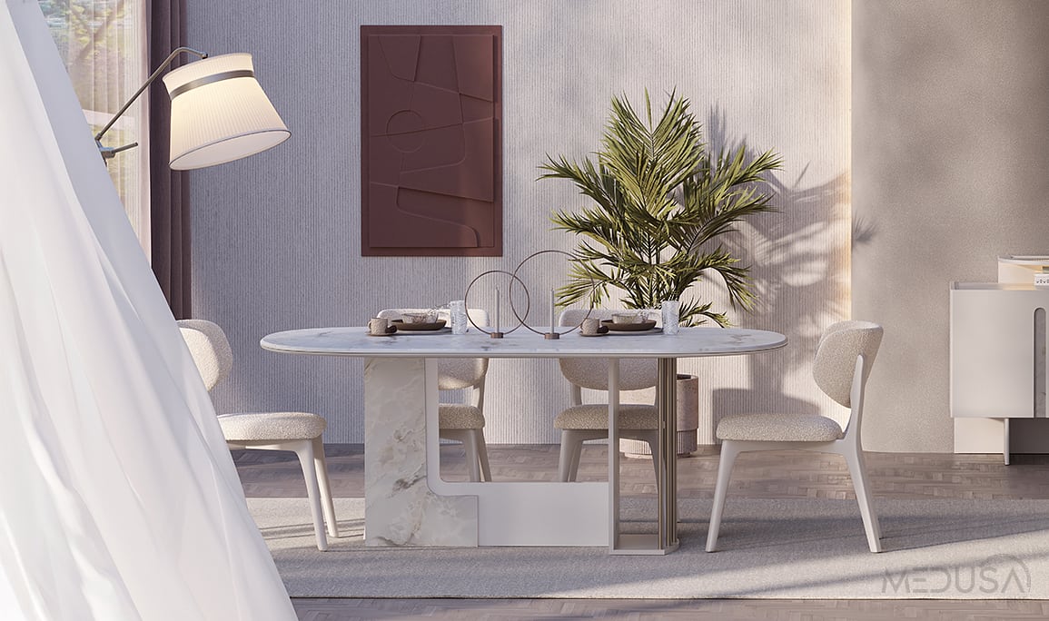 Medusa Home Mobilya - Saga Yemek Masası