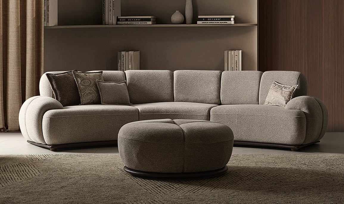 Medusa Home Mobilya - Salda Kavisli Koltuk Takımı 4+3+1