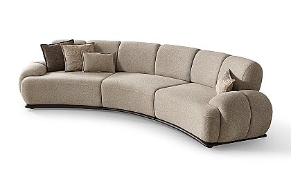 Medusa Home Mobilya - Salda Kavisli Koltuk Takımı 4+3+1