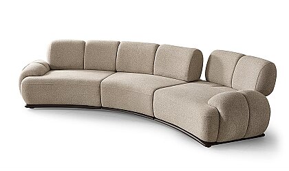 Medusa Home Mobilya - Salda Kavisli Koltuk Takımı 4+3+1