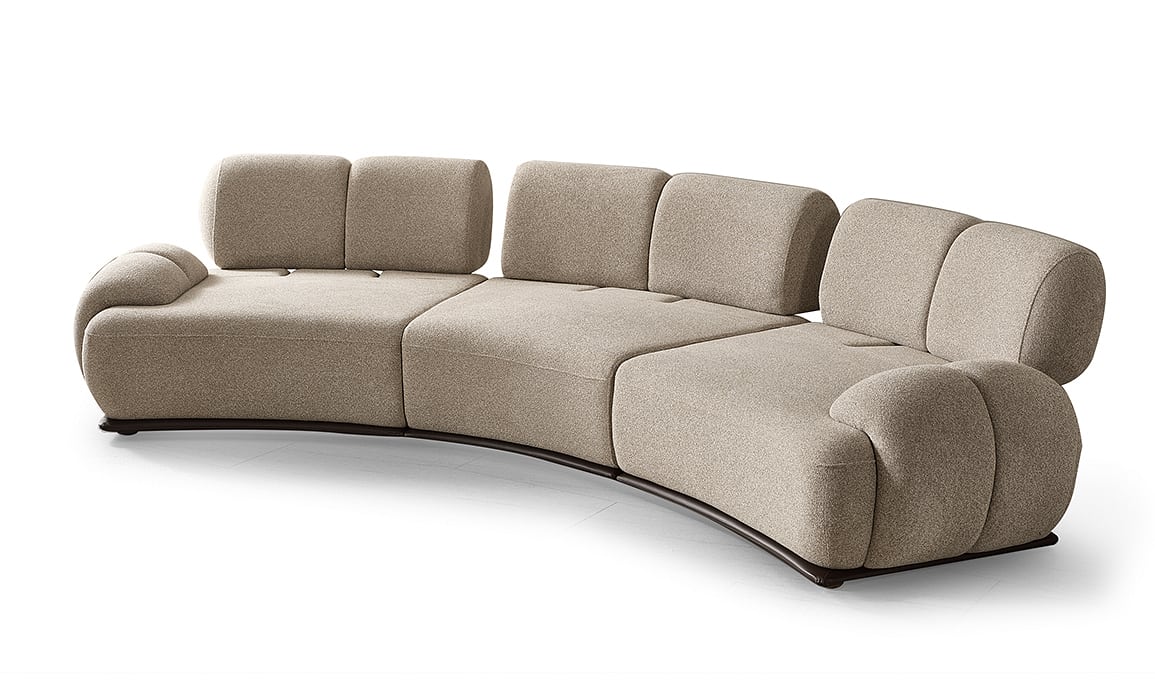 Medusa Home Mobilya - Salda Kavisli Koltuk Takımı 4+3+1