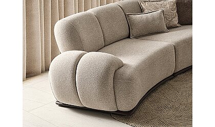 Medusa Home Mobilya - Salda Kavisli Koltuk Takımı 4+3+1