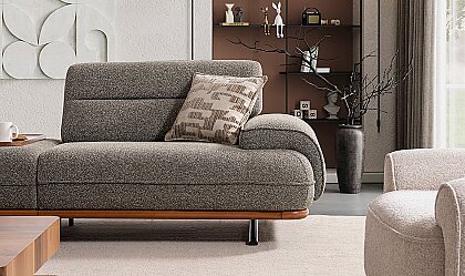 Medusa Home Mobilya - Salerno Sehpalı Üçlü Koltuk