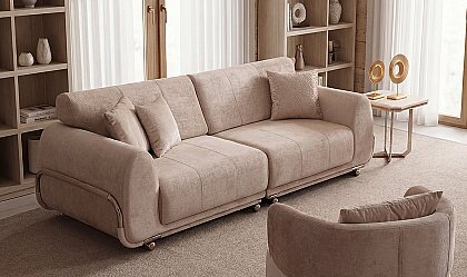 Medusa Home Mobilya - San Juan Luxury Üçlü Koltuk