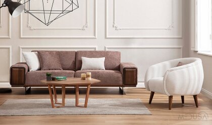 Medusa Home Mobilya - Sandro Mürdüm Üçlü Koltuk
