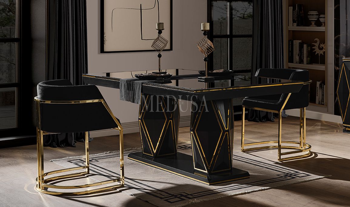 Medusa Home Mobilya - Sanremo Siyah Sandalye