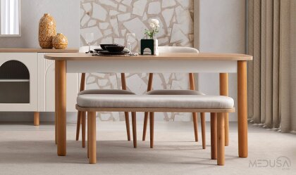 Medusa Home Mobilya - Santa Bohem Yemek Odası