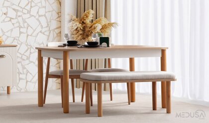 Medusa Home Mobilya - Santa Bohem Yemek Odası