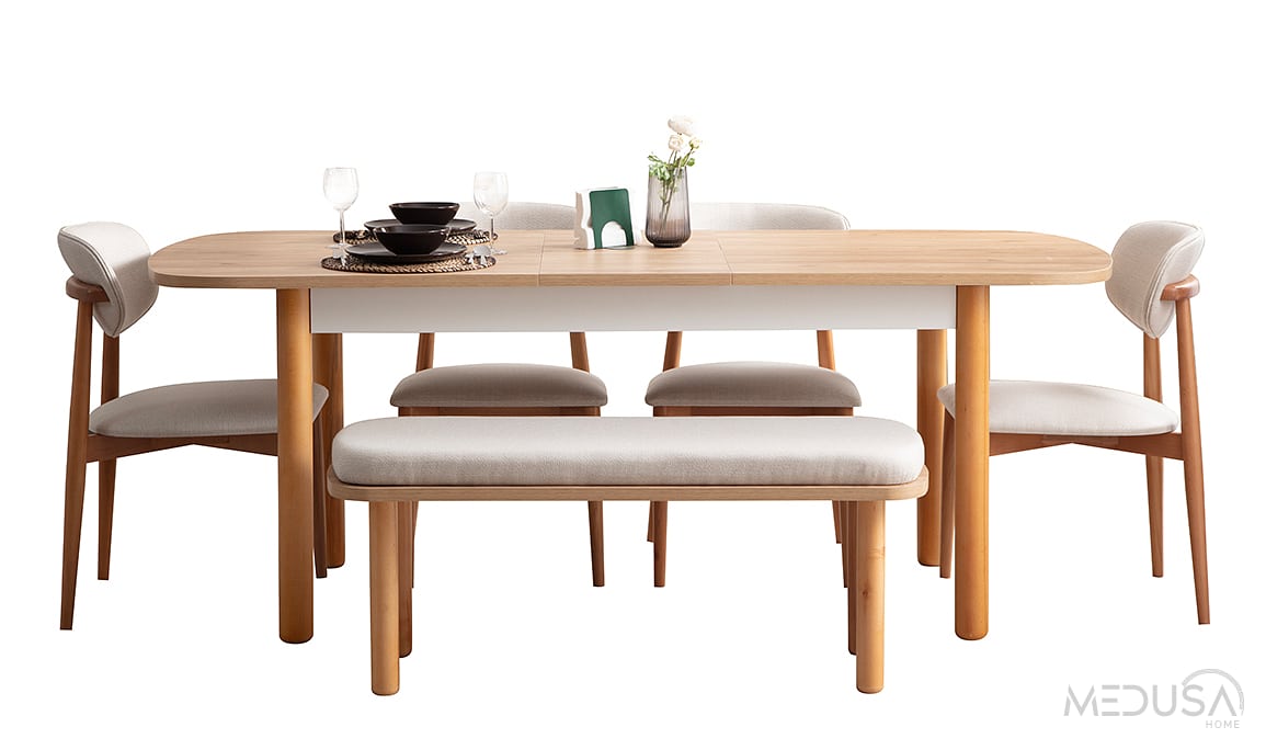 Medusa Home Mobilya - Santa Bohem Yemek Odası