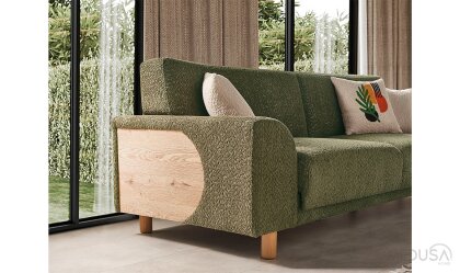 Medusa Home Mobilya - Saphir Bohem Sandıklı Üçlü Koltuk