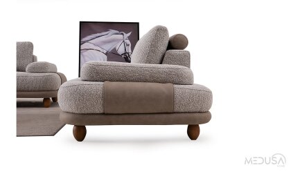 Medusa Home Mobilya - Sara Üçlü Koltuk