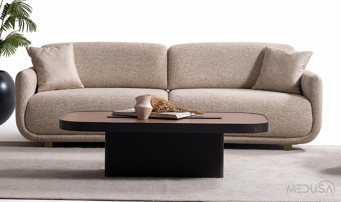 Medusa Home Mobilya - Satin Üçlü Koltuk