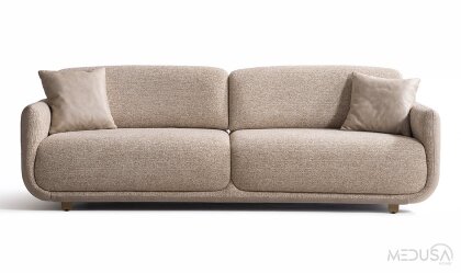Medusa Home Mobilya - Satin Üçlü Koltuk