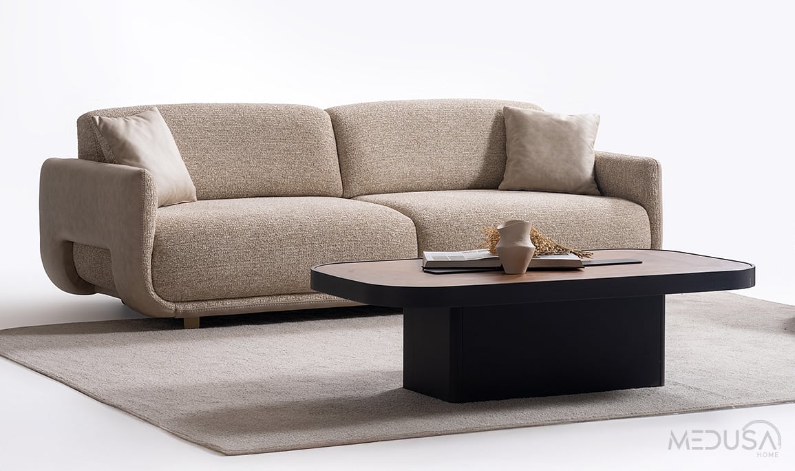 Medusa Home Mobilya - Satin Üçlü Koltuk