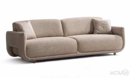 Medusa Home Mobilya - Satin Üçlü Koltuk