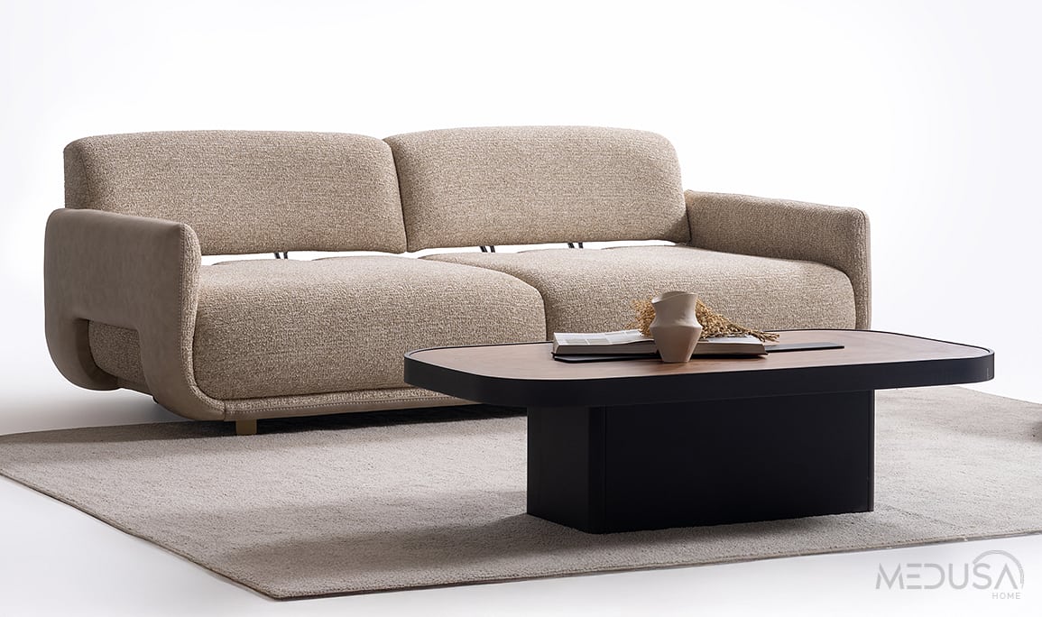 Medusa Home Mobilya - Satin Üçlü Koltuk