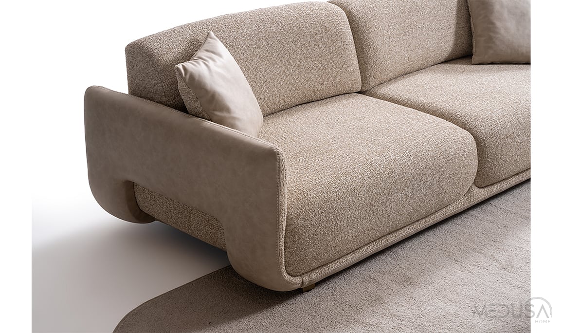 Medusa Home Mobilya - Satin Üçlü Koltuk