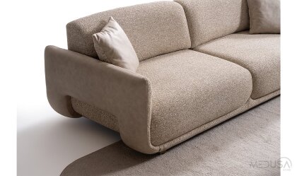 Medusa Home Mobilya - Satin Üçlü Koltuk