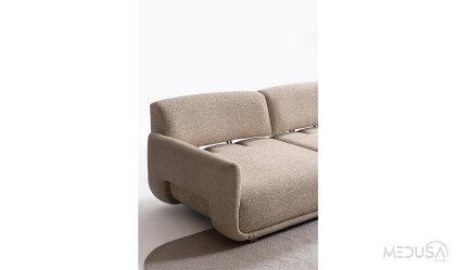 Medusa Home Mobilya - Satin Üçlü Koltuk