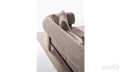 Medusa Home Mobilya - Scout Kahve Üçlü Koltuk