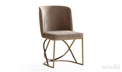 Medusa Home Mobilya - Selux Desenli Sandalye