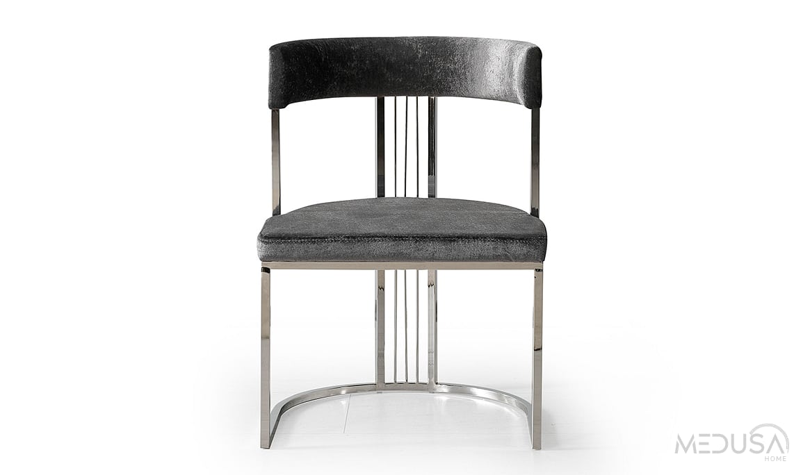 Medusa Home Mobilya - Selux Gri Sandalye