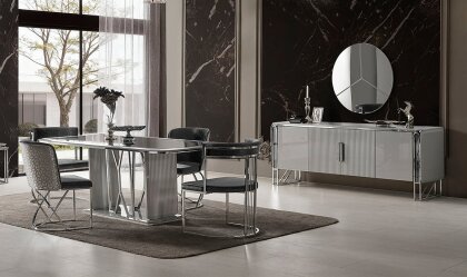 Medusa Home - Selux Gri Yemek Odası
