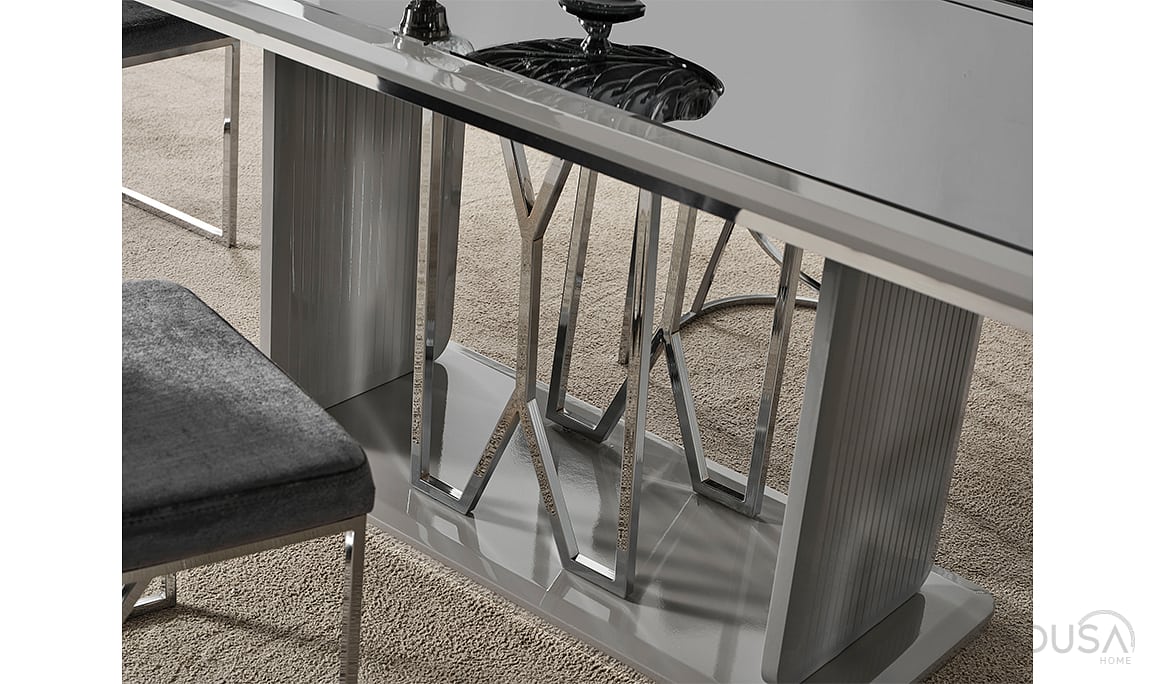 Medusa Home Mobilya - Selux Gri Yemek Odası