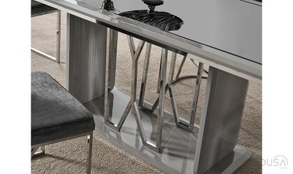 Medusa Home Mobilya - Selux Gri Yemek Odası