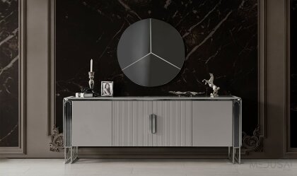 Medusa Home Mobilya - Selux Gri Yemek Odası