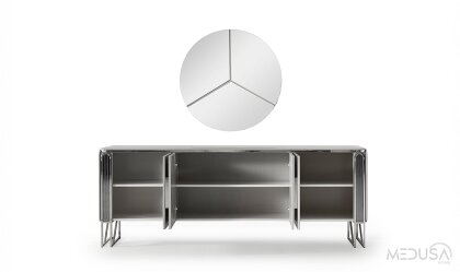 Medusa Home Mobilya - Selux Gri Yemek Odası