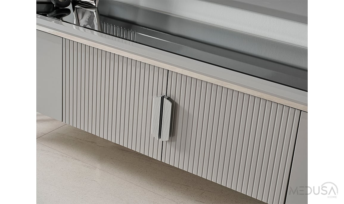 Medusa Home Mobilya - Selux Gri Yemek Odası