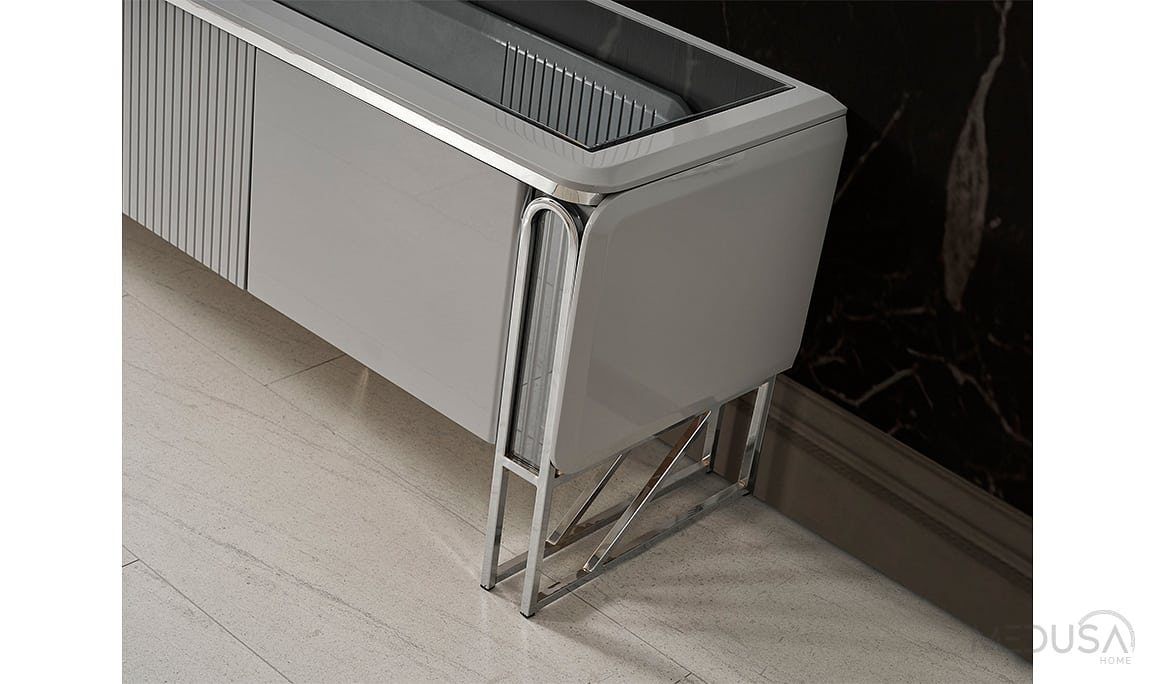 Medusa Home Mobilya - Selux Gri Yemek Odası