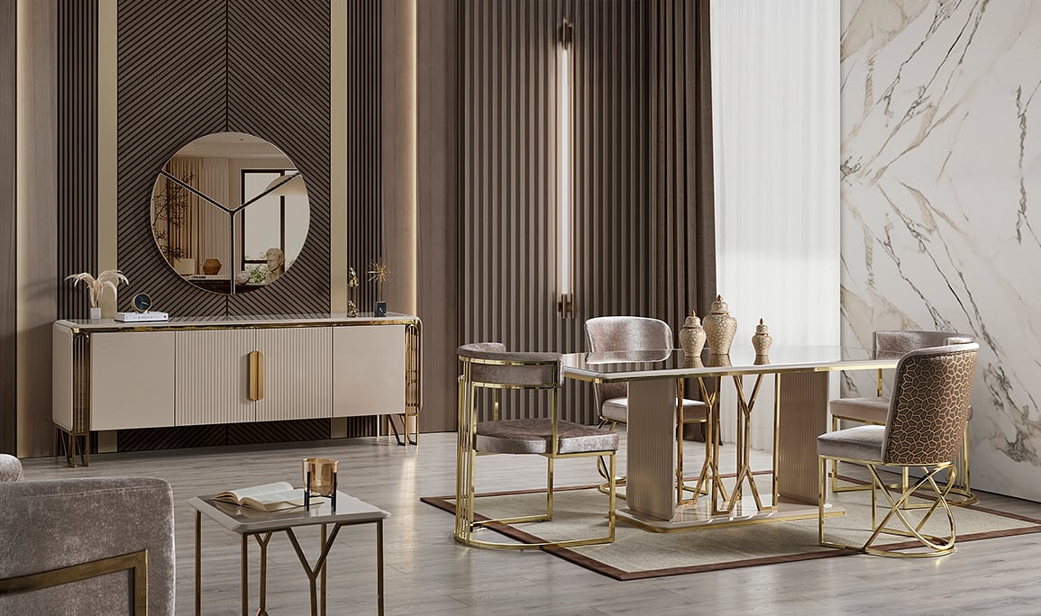 Medusa Home Mobilya - Selux Vizon Yemek Odası