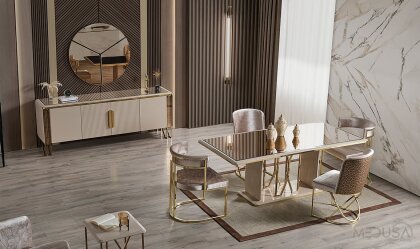 Medusa Home Mobilya - Selux Vizon Yemek Odası