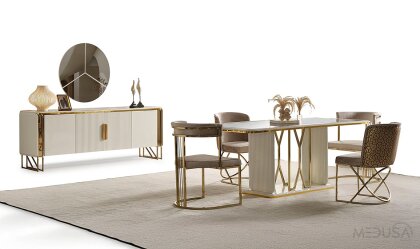 Medusa Home Mobilya - Selux Yemek Odası Takımı
