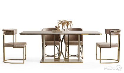 Medusa Home Mobilya - Selux Yemek Odası Takımı