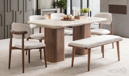 Medusa Home Mobilya - Selya Yemek Masası