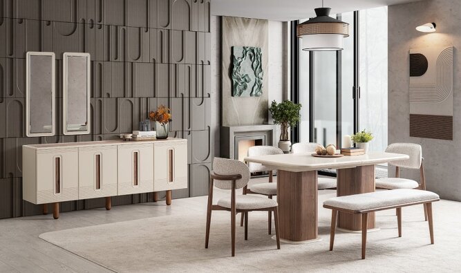 Medusa Home Mobilya - Selya Yemek Odası - Modern Yemek Odaları