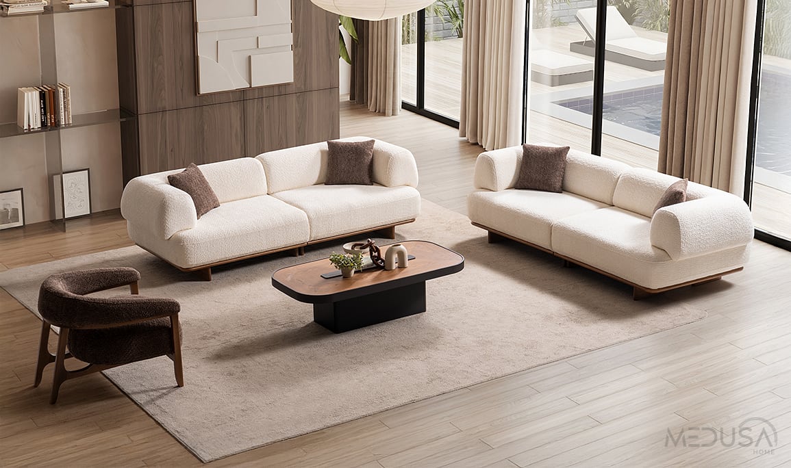 Medusa Home Mobilya - Semerkand Üçlü Koltuk