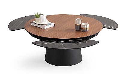 Medusa Home - Sense Ceviz Akıllı Orta Sehpa