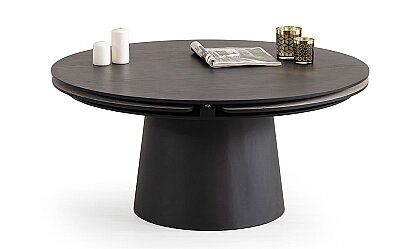 Medusa Home Mobilya - Sense Siyah Akıllı Orta Sehpa