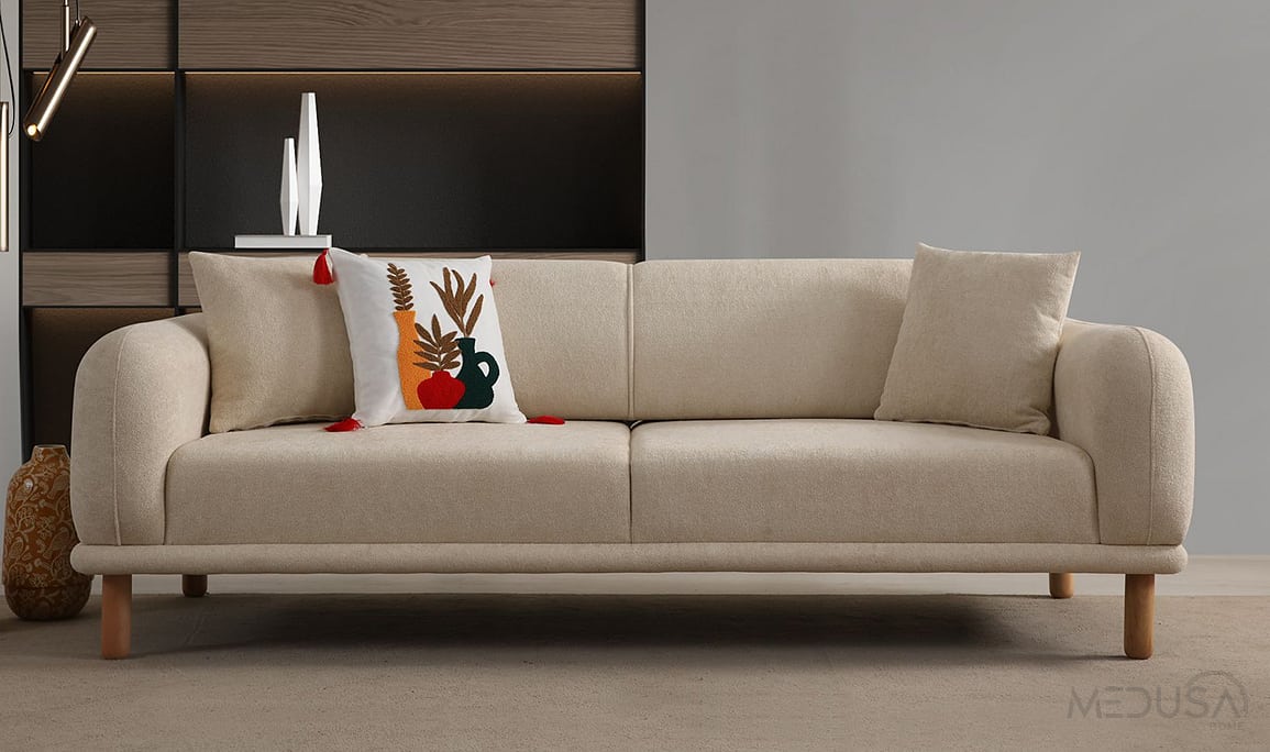 Medusa Home Mobilya - Sera Bohem Üçlü Koltuk