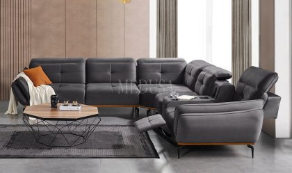 Medusa Home Mobilya - Seray Antrasit Köşe Takımı