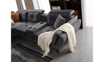Medusa Home Mobilya - Seray Antrasit Köşe Takımı