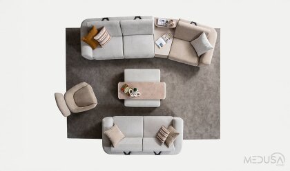 Medusa Home Mobilya - Serena Koltuk Takımı