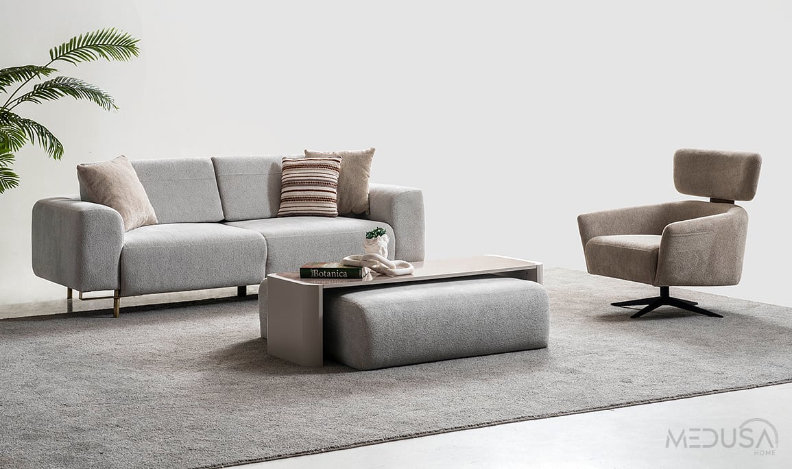 Medusa Home Mobilya - Serena Üçlü Koltuk