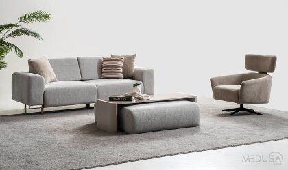 Medusa Home Mobilya - Serena Üçlü Koltuk