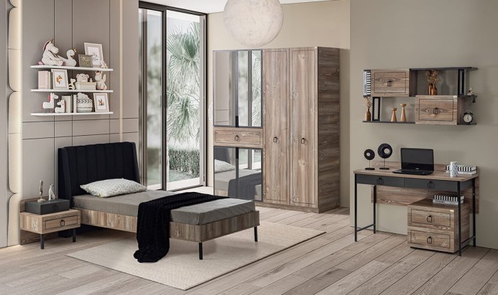Medusa Home Mobilya - Shadow Genç Odası - Genç Odası Takımları